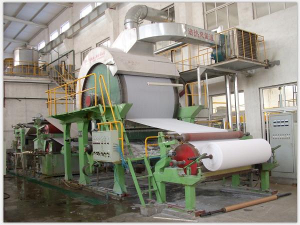 China Width 3200mm Corrugated Paper Making Machine Steel Material Speed Control Alternating Current factory