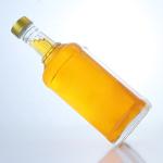 Collar Material Glass Clear 500ml 700ml 750ml Flint Glass Bottle for Vodka Gin