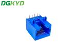 DGKYD56221118IWD1DY1027 Single In Line Package PA46 Blue RJ45 Connector