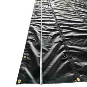 China 58&quot; 60&quot; PVC Truck Cover Tarp Tarpaulin Waterproof Cover Lumber Tarp With Grommets factory