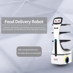 Waiter Hotels Restaurant Service Robot Delivery Food LCD Screen Emoji Type