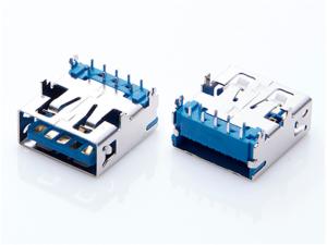 China USB3.0 Female A Type, Receptacle, Connector,DIP,H=6.26, HULYN factory