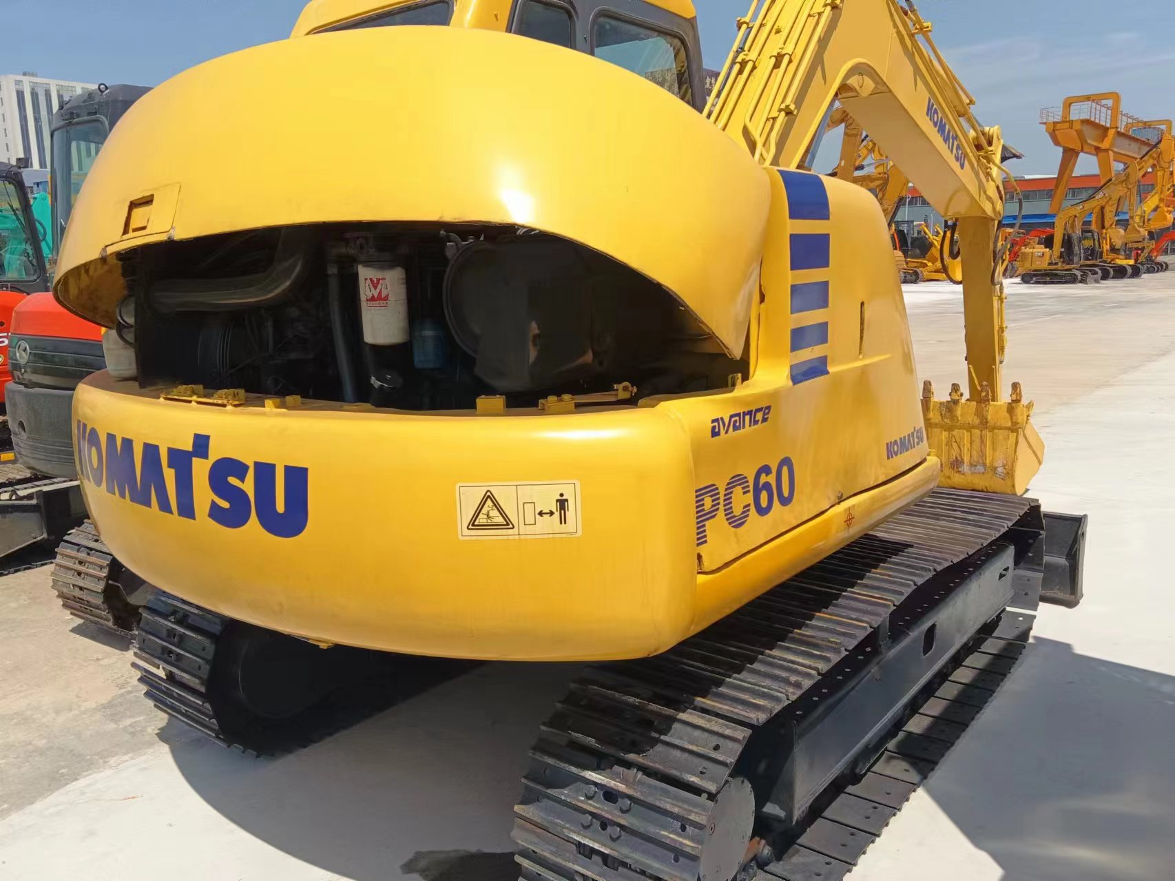 Nice Condition Komatsu PC60 Used Excavator Crawler 40kw and Low Working Hours 0-2000