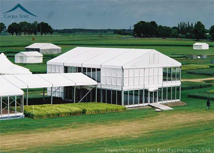 Double Deck Particular European Style Tents With Glass Wall For 800 People