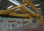Free Conveyor Automatic Powder Coating Plant line For Aluminium Profile