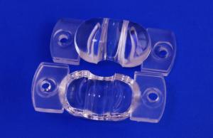 China 60 x 120 degree Wide angle Led Optical Lens with Limuleds , SSC , Edison Chip factory