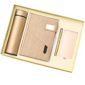 China Cordless Charging A5 Notebook Corporate Gift Dustproof With Built In Power Bank factory
