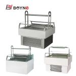 Double Sided Open Cake Display Case One Floor Display Freezer