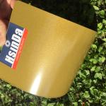 Superior Gloss Metallic Gold Powder Coat Salt Spray Resistance Corrosion