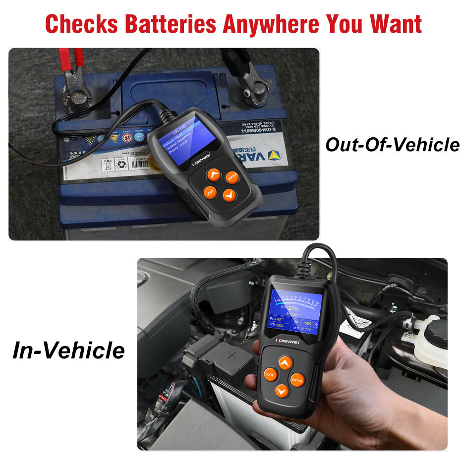 Portable Car Engine Diagnostic Machine Start Charging Test KW600 With Lifetime Free Update Service