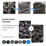 2t/D-3t/D Tyre Recycling Machine Tire Crusher Waste Rubber Tyre Shredder Machine