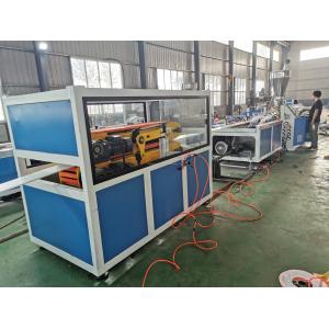Dual Screw 250mm Width Pvc Ceiling Panel Extruder Machine Automatic