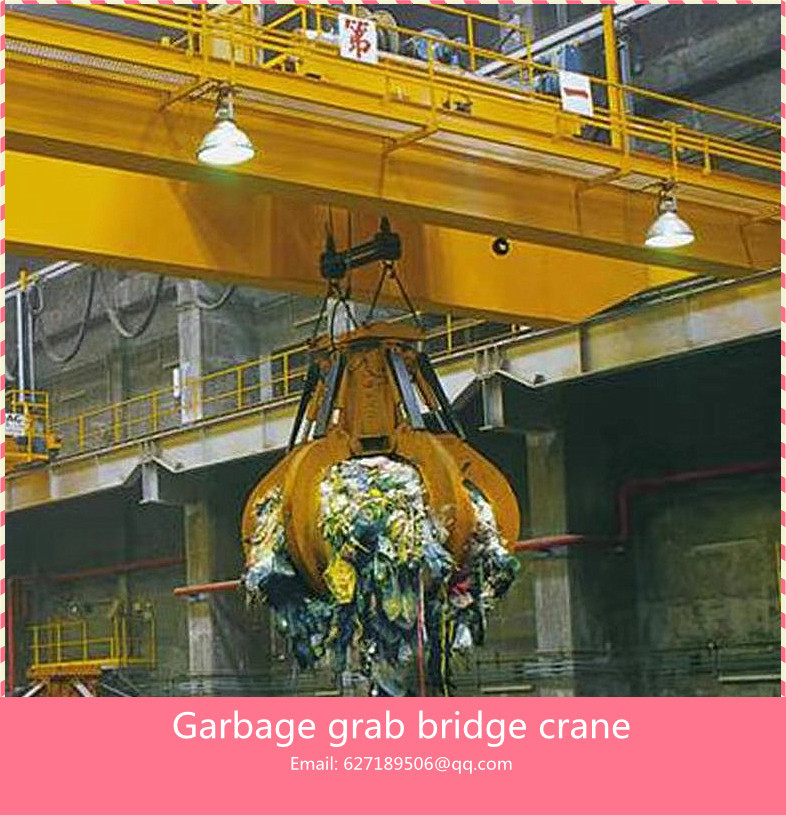 Power plant grab crane, 16t double beam crane, grab crane, double beam truss, crane manufacturer customized, electric ho