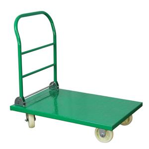 China 900MM 850MM 500kgs Warehouse Logistic Trolley Foldable Platform Hand Truck factory