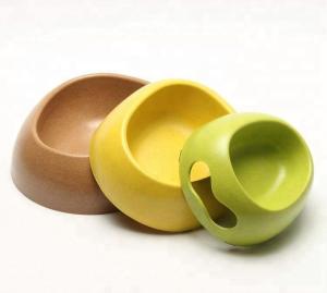 China Biodegradable Bamboo Pet Bowl Feeders Environment Friendly Unique Design factory