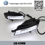 Volkswagen VW Polo DRL LED Daytime driving Lights Car front daylight