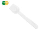 Curved Alcas PLA Disposable Ice Cream Spoon Custom Logo