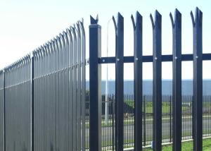 China Garden Steel Palisade Fencing Sustainable Good Rust Resistance Convenient Installation factory