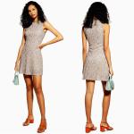 2019 Women Clothing Summer Fashion Multicoloured Ditsy Mesh Mini Dresses Women