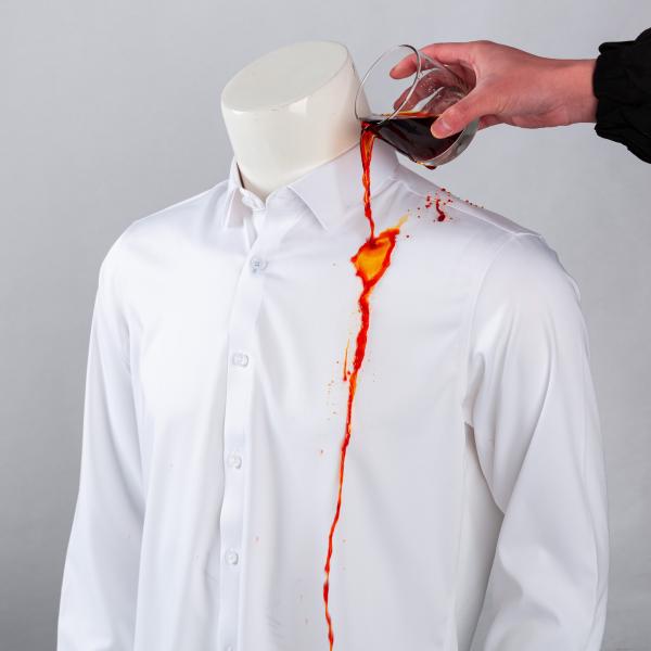 Seamless Three-proof Technology Men's Shirt for Long and Short Sleeves Anti