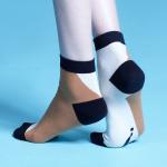 Custom logo, design fashion girl cotton ankle Socks