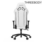 Commercial Executive Racing Office Chair Black And Gray And Orange Sturdy Metal