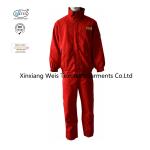 Red Cotton Twill Anti Static 320gsm Flame Resistant Suit