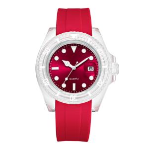 China Round Stainless Steel Quartz Wrist Watch With Colors Dial 95g Weight factory