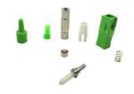 SC Fiber Optic Connectors Single / Multi Mode For Patch Cord Various Color