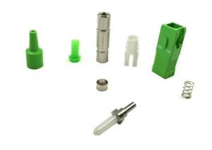 China SC Fiber Optic Connectors Single / Multi Mode For Patch Cord Various Color factory