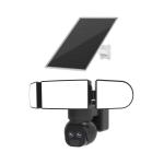 Outdoor 2K 4G LTE Security Camera Dual Lens Wide View 2 Way Talk Solar PTZ