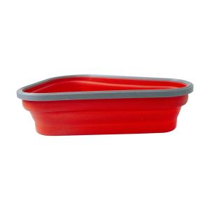 China Slice 10&quot; X 7.5&quot; X 1.5&quot; Pizza Storage Container With 5 Microwavable Serving Trays factory