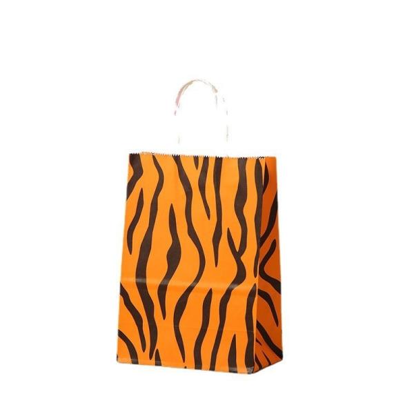 Custom Color Leopard Print Kraft Paper Striped Cartoon Party Reception Paper