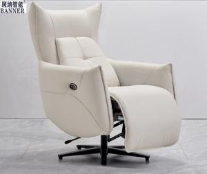 China BN Modern Minimalist Electric Single Sofa Chair Lift Functional Reclining Leather Wear-Resistant Office Recliner Chair factory