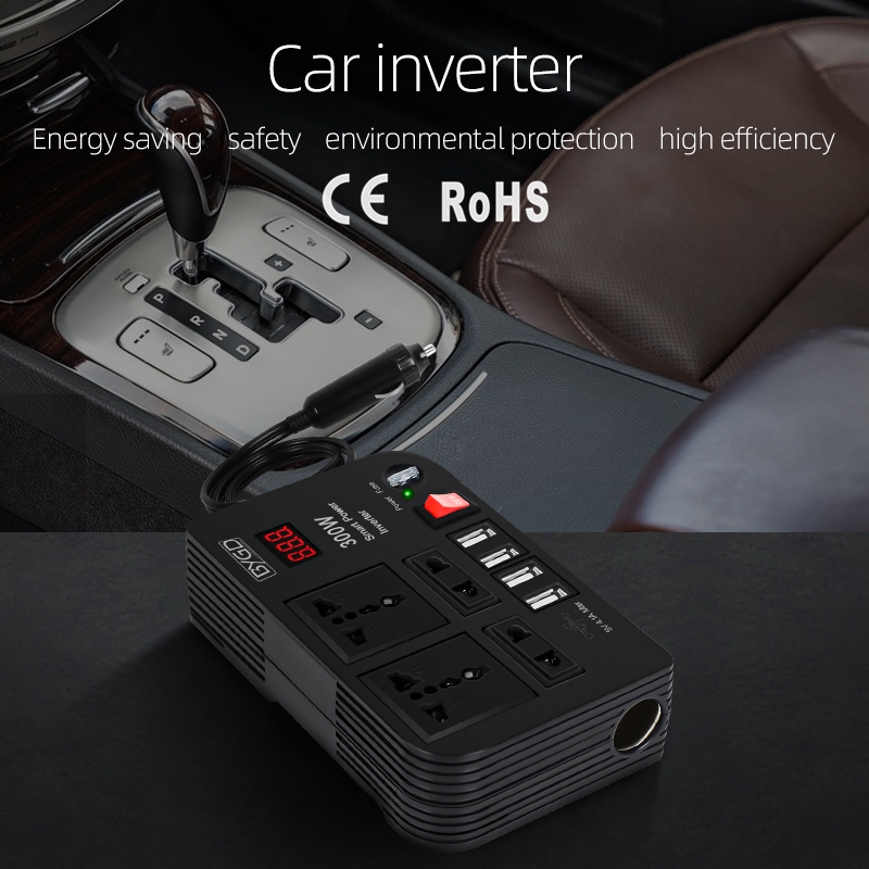 Hot sale 12V To 220V Car Inverter 300W Power Inverter Dc 12V To 110V Ac Car Inverter