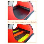Red Elastic Rope 3 Person 210x120cm Outdoor Camping Tent