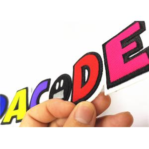 Recycled Durable 3D Embroidery Patches Merrow Border No Minimum