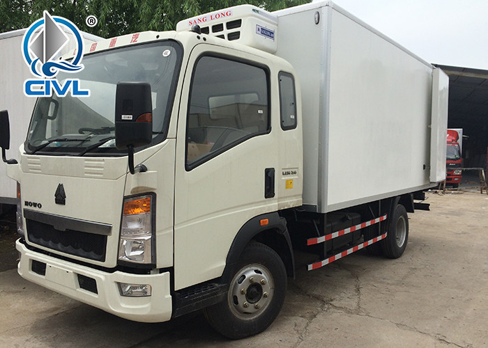 3ton Refrigerated Truck Light Refri Cargo Truck light duty box truck small commercial trucks