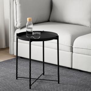 China Living Room Metal End Center Coffee Table 2- Tier Small Side Table Eco Friendly factory