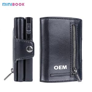 China Sample Luxury Slim Card Holder Anti Rfid Anti-theft Pu Leather Cardholder Smart Wallet for Men factory