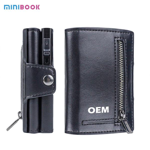 Sample Luxury Slim Card Holder Anti Rfid Anti-theft Pu Leather Cardholder Smart