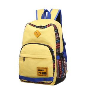 China birght yellow student backpacks mochilas de moda mochila feminina купить рюкзак factory