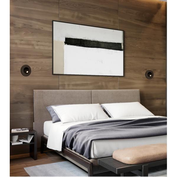 Modern Simple Design Circular Led Wall Light 3W COB Aluminum Recess Mounted Wall Lamp For Home Villa Hotel Sconces Light