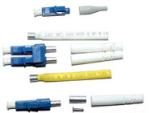 LC apc upc Fiber Optic Connector singlemode multimode blue beige green color