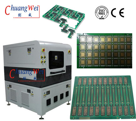 China 0.02mm Precision Laser Depaneling Machine Easy Installation Pcb Depaneling Router Machine factory