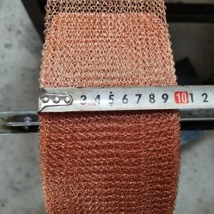 China Customized Rodent Wire Mesh Knitted Pure Copper Mesh Rodent Control factory