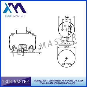 China Air Ride Suspension System Rubber Air Spring For Neway 90557174 (AS 120) Trucks Parts factory