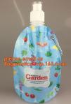 portable foldable water bottle / folding water bag,BPA Free Stand Up Spout