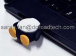 Cartoon USB Flash Drive High Speed Customized Cute Penguin PVC USB Stick