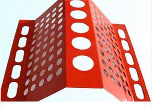 China Single Peak Windbreak Fence Panels Red Powder Dust Suppression Wall factory